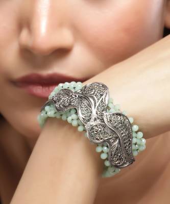 Oceana Oxidised Bracelet 2
