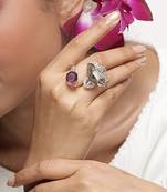 Orquidea Filigree Silver Finger Ring