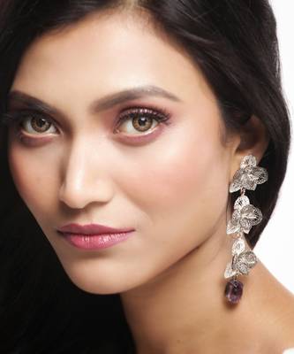 Orquidea Silver Earrings 2