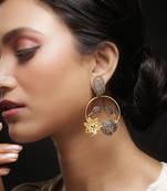 Fleur-de-Lotus-Ren Silver Earrings