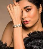 Cleopatra Silver Black Bracelet