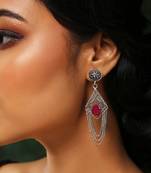 Gulbahar Silver Earrings