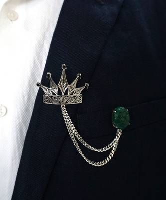 Shaurya Crown Brooch 1