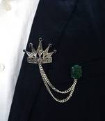 Shaurya Crown Brooch