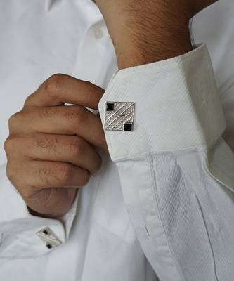 Shayan Silver Cufflinks 1
