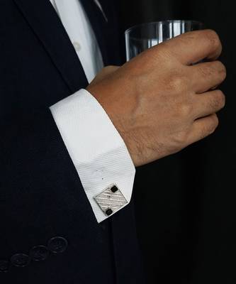 Shayan Silver Cufflinks 2
