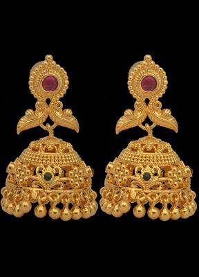 Gold jhumkas 2