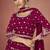 Dark Magenta Color Embroidered Festival Salwar Kameez