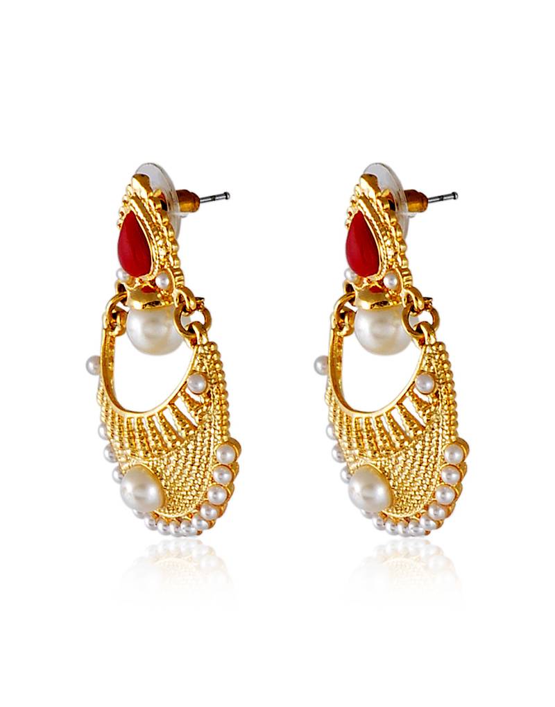 Royal Bling  Flourishing Snowy Earring
