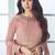 Peach Embroidered Georgette Festival Wear Anarkali Salwar