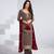 Rose Mauve Color Georgette Floor Length Anarkali Suit