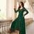 Green Embroidered Trendy Salwar Kameez
