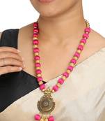 Pink south-indian-jewellery