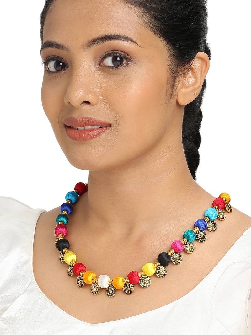 Multicolor south-indian-jewellery
