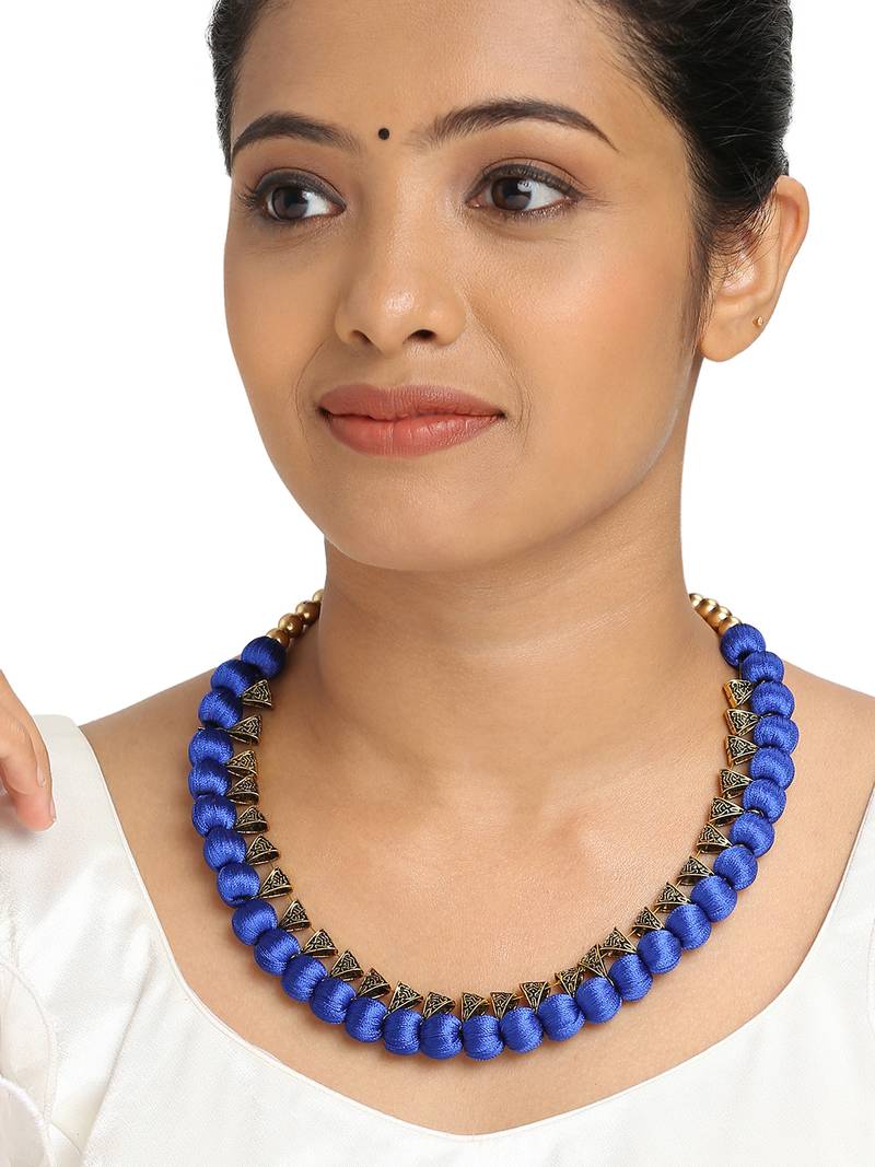 Blue south-indian-jewellery