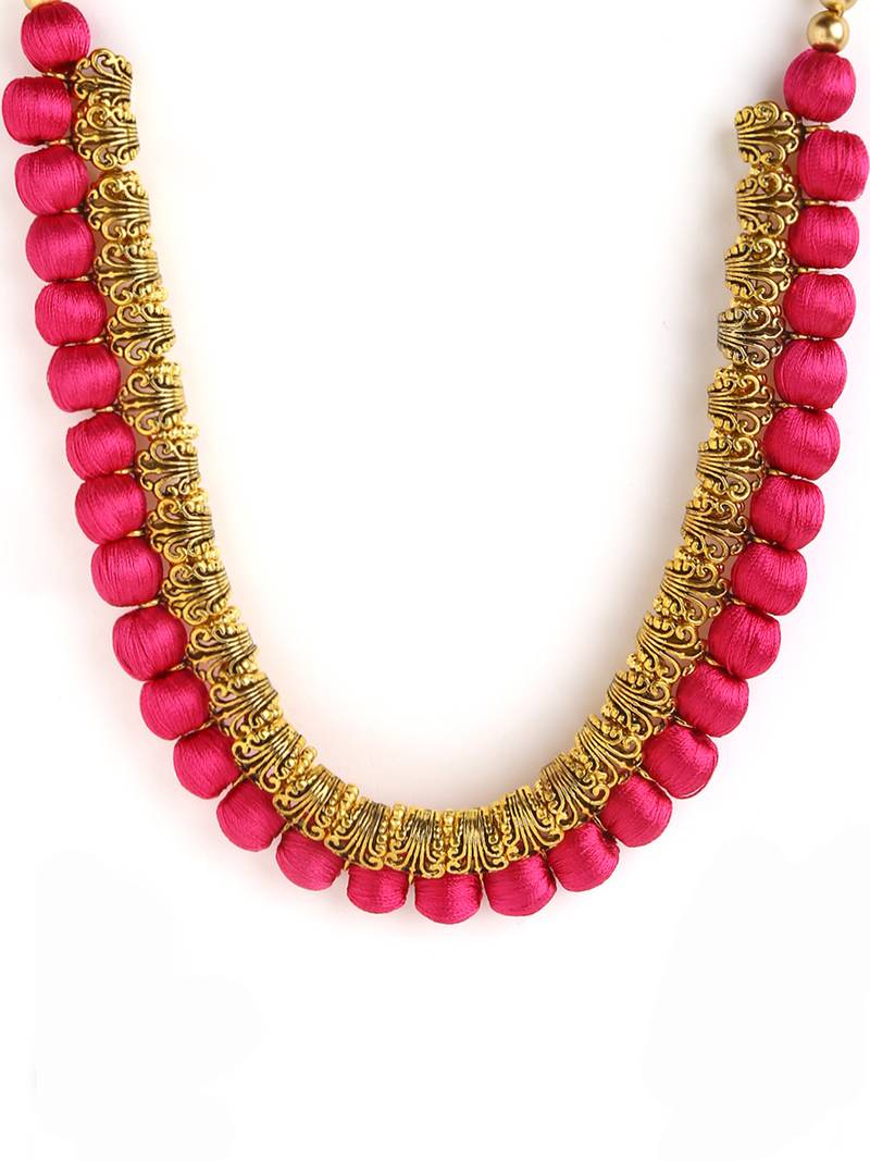 Pink south-indian-jewellery