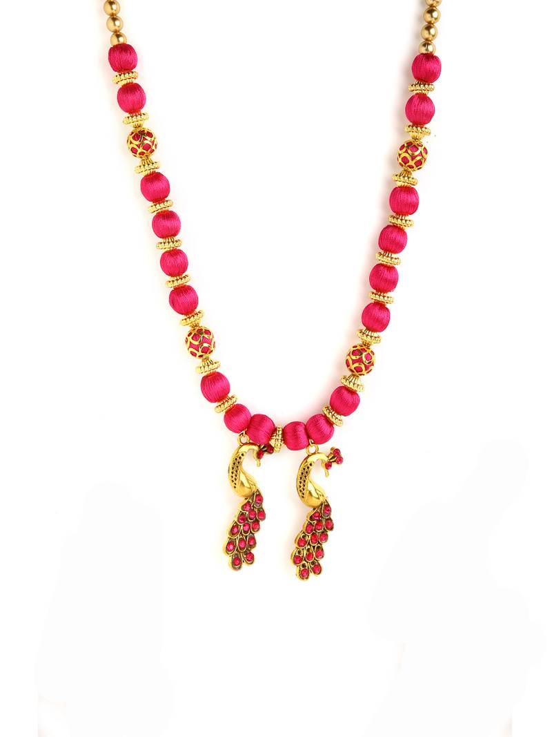 Pink south-indian-jewellery