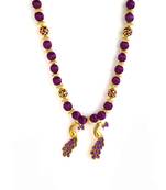 Purple south-indian-jewellery