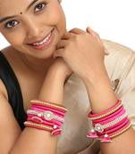 Pink bridal-jewellery