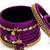 Purple bridal-jewellery