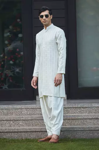 Tarusa - Chikankari Kurta Set
