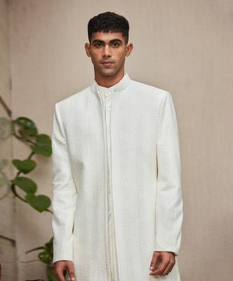 Sahirah - Chikankari Open Jacket Set 2