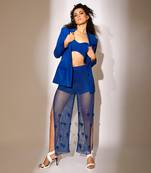 Blazer With Mesh Pants