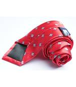 Rare Combee Group Perfect classic red coloured foulard necktie that suitable for men with free size with pocket square