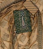 Green printed cotton salwar