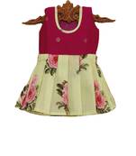 Shivangi Baby Girls Pattu Frock