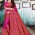Magenta woven art silk saree with blouse