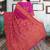 Magenta woven art silk saree with blouse