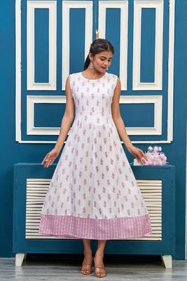 Pink printed rayon ethnic-kurtis 1