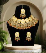 Orange necklace-sets