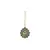 Brass Gold Platted  Blue Stone Studded  Maang Tikka