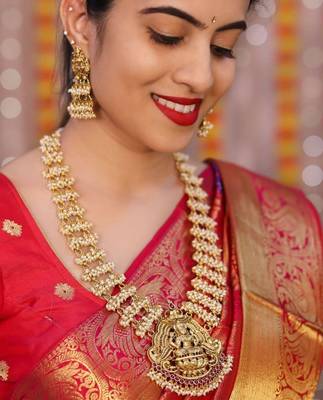 Maroon Kanjivaram Silk Saree With Blouse 4