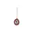 Brass Gold Platted  Pink Stone Studded  Maang Tikka