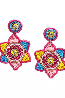 SMER Multicolor Contemporary Drop Earrings