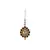Brass Gold Platted  Purple Stone Studded  Maang Tikka