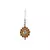 Brass Gold Platted  Golden Stone Studded  Maang Tikka