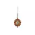 Brass Gold Platted  Red Stone Studded  Maang Tikka