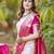 CREAM Dola Silk Saree with Heavy Border