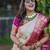 CREAM Dola Silk Saree with Heavy Border