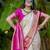 CREAM Dola Silk Saree with Heavy Border