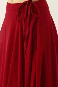 classy red embroidered thread work georgette wedding lehenga set choli with dupatta with dupatta