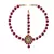 Brass Gold Platted  Pink Stone Studded  Maang Tikka Set