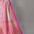 Grey & Pink Printed Art Silk Traditional-Sarees With Blouse