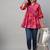 Ethnic Look Pink Colour Smart Short Kurti For Girls