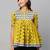 Ethnic Look Green Colour Smart Short Kurti For Girls