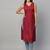Beautiful Mill Foil Printed Red Colour Amazing Looking Fancy Kurti